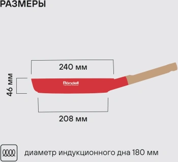 Сковорода Rondell Red Edition RDA-1004