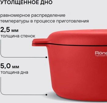 Кастрюля Rondell Red Edition RDA-1118