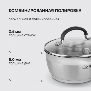 Набор посуды Rondell Prime RDS-1291