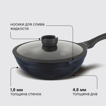 Сковорода ВОК (WOK) Rondell Royal Blue RDA-1548