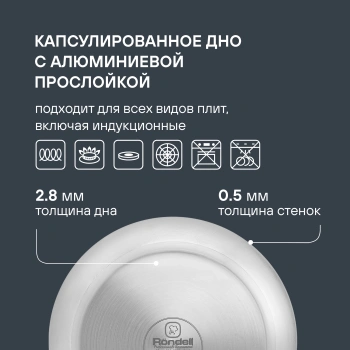 Чайник металлический Rondell Krafter RDS-1607