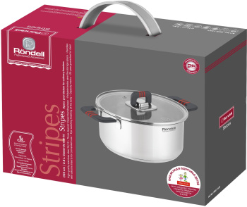 Кастрюля Rondell Stripes RDS-1637