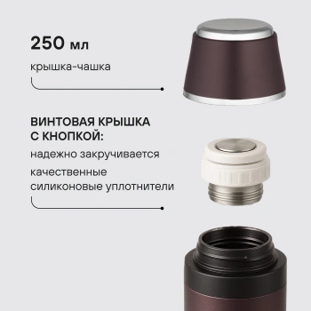 Термос для напитков Rondell Tierno RDS-1657