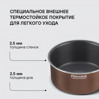 Набор посуды Rondell Kortado RDA-1789