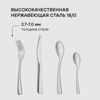 Набор столовых приборов Rondell Bridget RD-1854