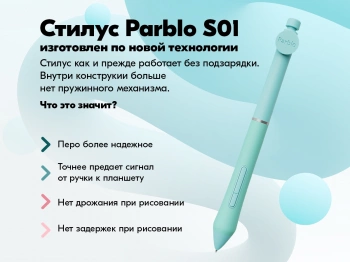 Графический планшет Parblo Intangbo X7