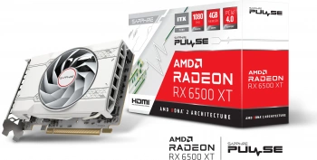 Видеокарта Sapphire PCI-E 4.0 11314-04-20G  RX 6500XT ITX PURE GAMING OC