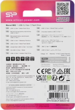 Флеш Диск Silicon Power 16GB Marvel M02