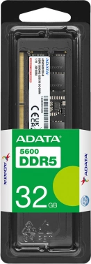Память DDR5 32GB 5600MHz A-Data  AD5U560032G-S