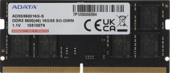 Память DDR5 16GB 5600MHz A-Data  AD5S560016G-S