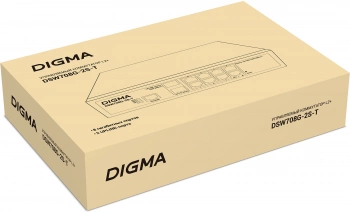 Коммутатор Digma  DSW708G-2S-T