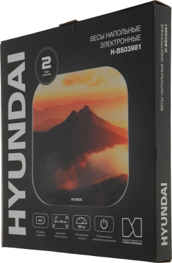 Весы напольные электронные Hyundai H-BS03981