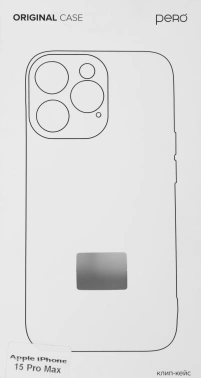 Чехол (клип-кейс) Pero для Apple iPhone 15 Pro Max CC02