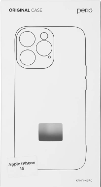 Чехол (клип-кейс) Pero для Apple iPhone 15 CC02