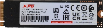 Накопитель SSD A-Data PCIe 4.0 x4 1TB AGAMMIXS60-1T-CS Gammix S60