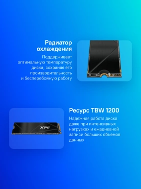 Накопитель SSD A-Data PCIe 4.0 x4 2TB SGAMMIXS50C-2000G-CS Gammix S50 Core