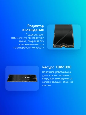 Накопитель SSD A-Data PCIe 4.0 x4 500GB SGAMMIXS50C-500G-CS Gammix S50 Core
