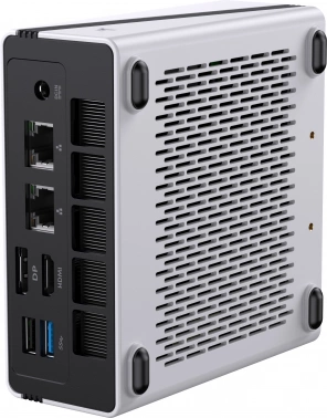 ПК Мини Chuwi UBox Ryzen 5 6600H (3.3) 16Gb SSD512Gb 660M Windows 11 Pro 2x2.5GbitEth WiFi BT 90W белый/черный