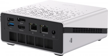 ПК Мини Chuwi UBox Ryzen 5 6600H (3.3) 16Gb SSD512Gb 660M Windows 11 Pro 2x2.5GbitEth WiFi BT 90W белый/черный