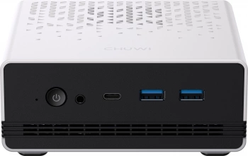 ПК Мини Chuwi UBox Ryzen 5 6600H (3.3) 16Gb SSD512Gb 660M Windows 11 Pro 2x2.5GbitEth WiFi BT 90W белый/черный
