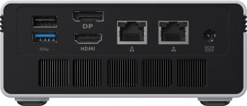 ПК Мини Chuwi UBox Ryzen 5 6600H (3.3) 16Gb SSD512Gb 660M Windows 11 Pro 2x2.5GbitEth WiFi BT 90W белый/черный