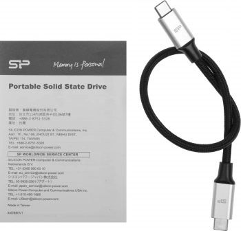 Накопитель SSD Silicon Power USB-C 512GB SP512GBPSDPX10CP PX10