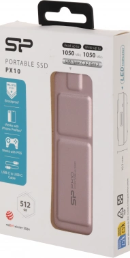 Накопитель SSD Silicon Power USB-C 512GB SP512GBPSDPX10CP PX10