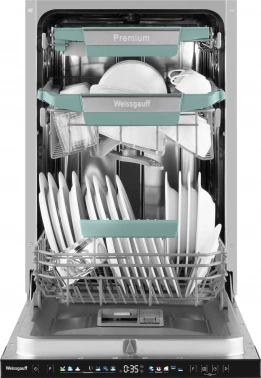 Посудомоечная машина встраив. Weissgauff BDW 4160 Real Touch DC Inverter Timer Floor