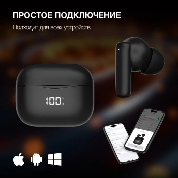 Гарнитура внутриканальные Hyundai H-EP204