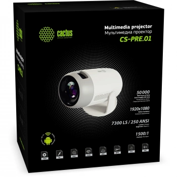 Проектор Cactus CS-PRE.01WT.Full HD-A