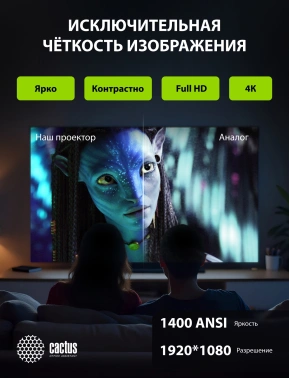 Проектор Cactus CS-PRH.01B.WUXGA-A