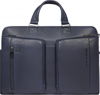Деловая сумка Piquadro Cronus CA6025S134/BLU с отделением для ноутбука 15.6