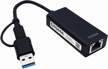 Сетевой адаптер 2.5G Ethernet Digma DLA-GTUC01