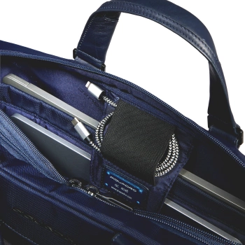 Деловая сумка Piquadro Orion CA6624S136/BLU с отделением для ноутбука 15.6