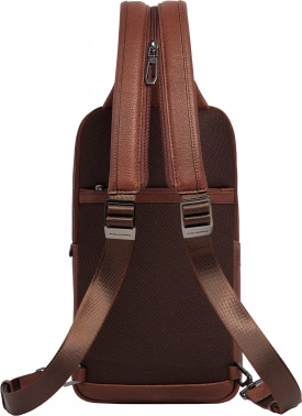 Рюкзак слинг мужской Piquadro Cronus CA6686S134/M коричневый кожа