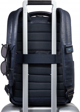 Рюкзак Piquadro Cronus CA6688S134/BLU синий кожа