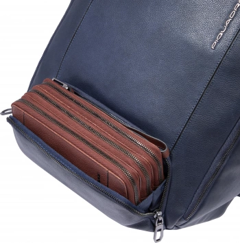 Рюкзак мужской Piquadro Cronus CA6689S134/BLU синий кожа