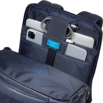Рюкзак мужской Piquadro Cronus CA6689S134/BLU синий кожа