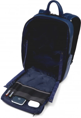 Рюкзак Piquadro Than CA6610S135/BLU синий кожа