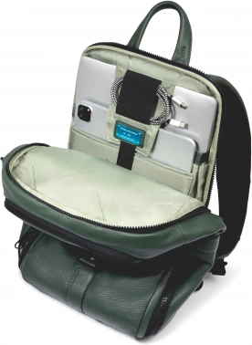 Рюкзак Piquadro Than CA6610S135/VE оливковый кожа