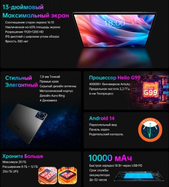 Планшет Teclast T65Max Premium set