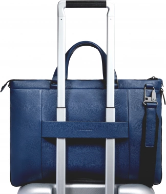 Деловая сумка Piquadro Than CA4021S135/BLU с отделением для ноутбука 15.6