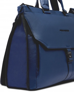Деловая сумка Piquadro Than CA4021S135/BLU с отделением для ноутбука 15.6