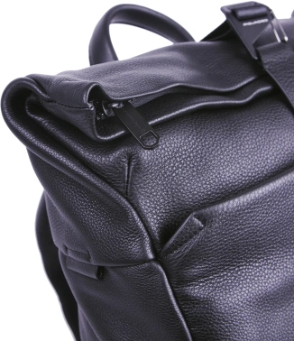 Рюкзак Piquadro Than CA6612S135/N роллтоп черный кожа