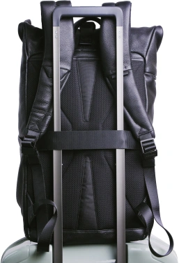 Рюкзак Piquadro Than CA6612S135/N роллтоп черный кожа