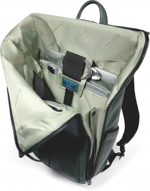 Рюкзак Piquadro Than CA6612S135/VE роллтоп хаки кожа