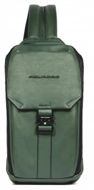 Рюкзак слинг мужской Piquadro Than CA6616S135/VE хаки кожа