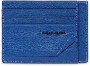Чехол для кредитных карт Piquadro Than PP2762S135R/BLU синий натур.кожа