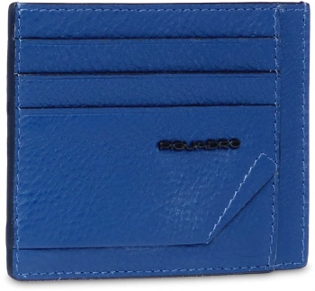 Чехол для кредитных карт Piquadro Than PP2762S135R/BLU синий натур.кожа