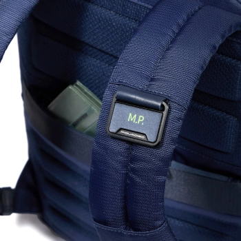 Рюкзак Piquadro Orion CA6620S136/BLU синий ткань/натур.кожа